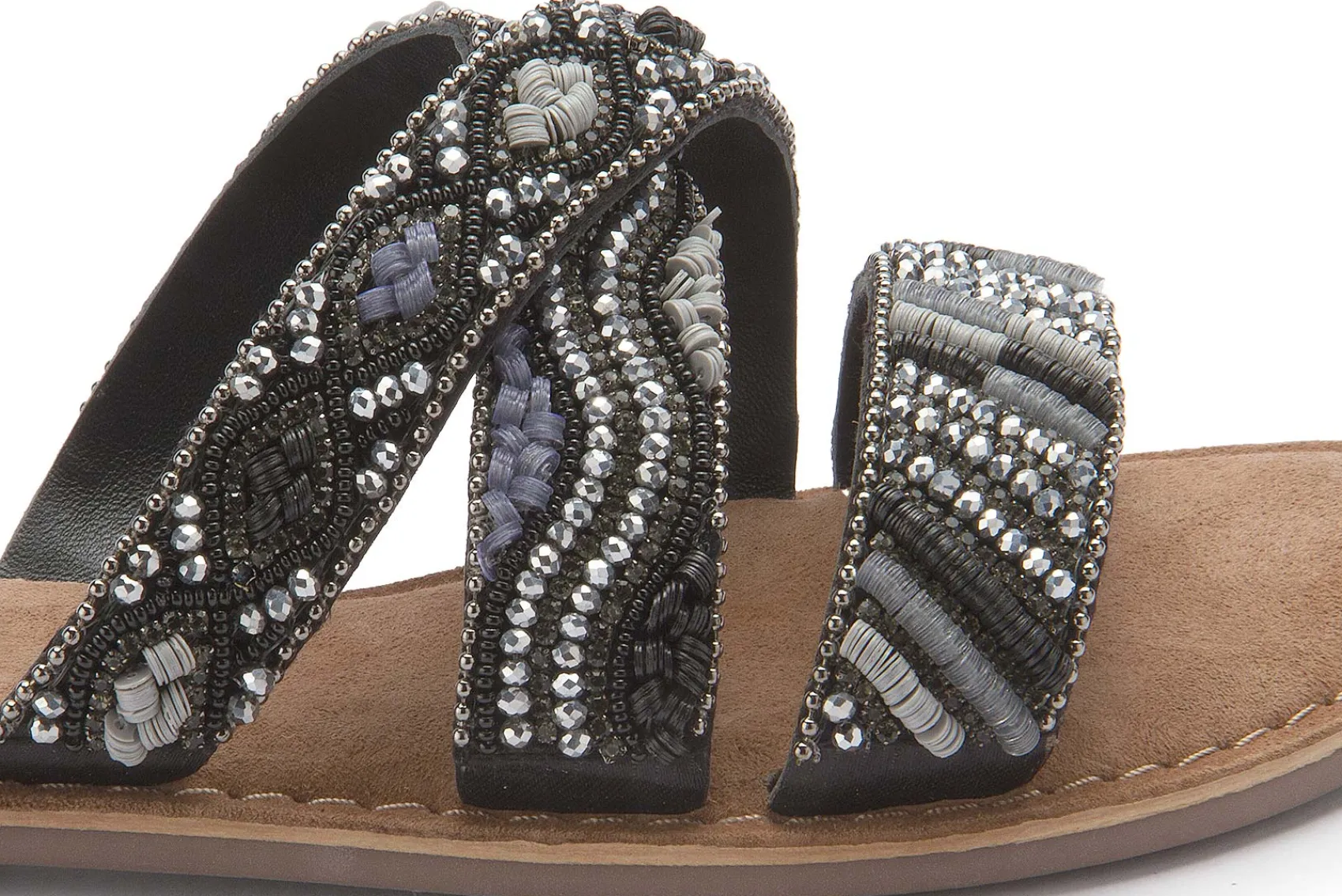 Sandalen|Pantoletten|Horsch Schuhe Pantolette in Untergrößen Schwarz