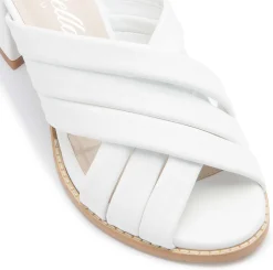 Sandalen|Pantoletten|Horsch Schuhe Pantolette in Untergrößen Weiß