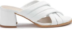 Sandalen|Pantoletten|Horsch Schuhe Pantolette in Untergrößen Weiß