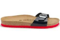Sandalen|Pantoletten|Horsch Schuhe Pantolette in Untergrößen Blau