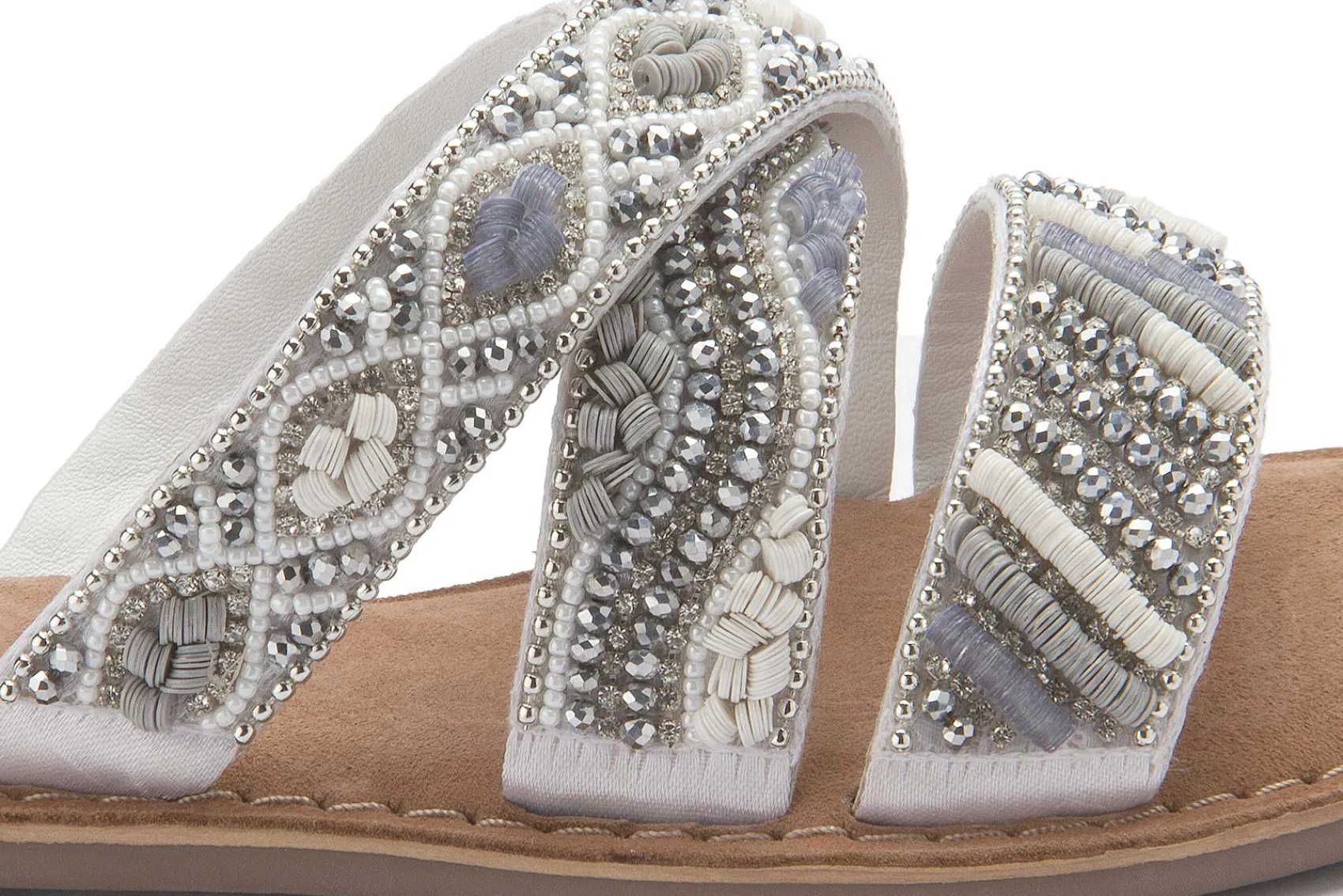 Sandalen|Pantoletten|Horsch Schuhe Pantolette in Untergrößen Weiß