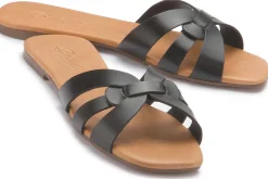 Sandalen|Pantoletten|Horsch Schuhe Pantolette in Untergrößen Schwarz
