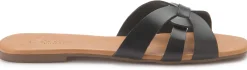 Sandalen|Pantoletten|Horsch Schuhe Pantolette in Untergrößen Schwarz