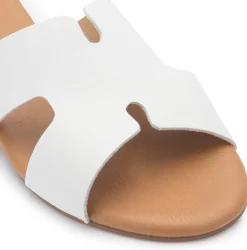 Sandalen|Pantoletten|Horsch Schuhe Pantolette in Untergrößen Weiß