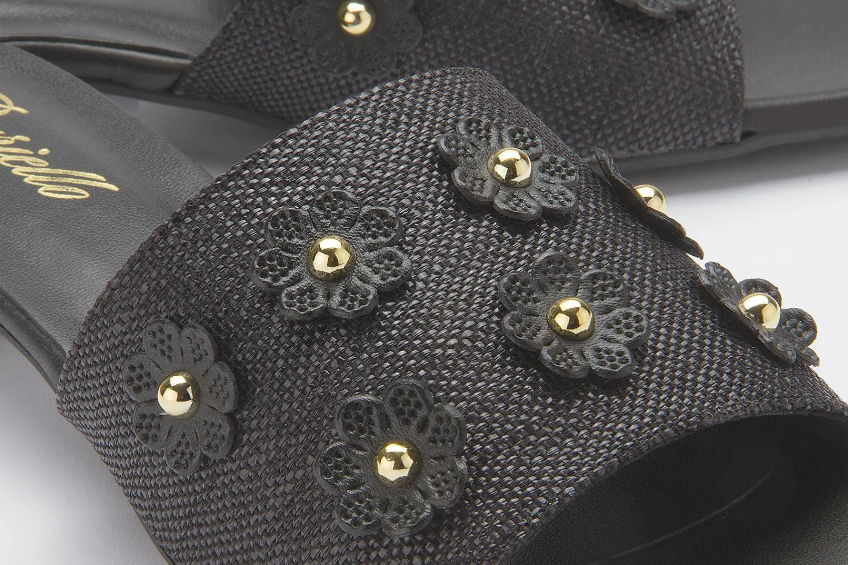 Sandalen|Pantoletten|Horsch Schuhe Pantolette in Untergrößen Schwarz