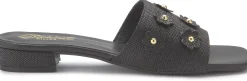Sandalen|Pantoletten|Horsch Schuhe Pantolette in Untergrößen Schwarz