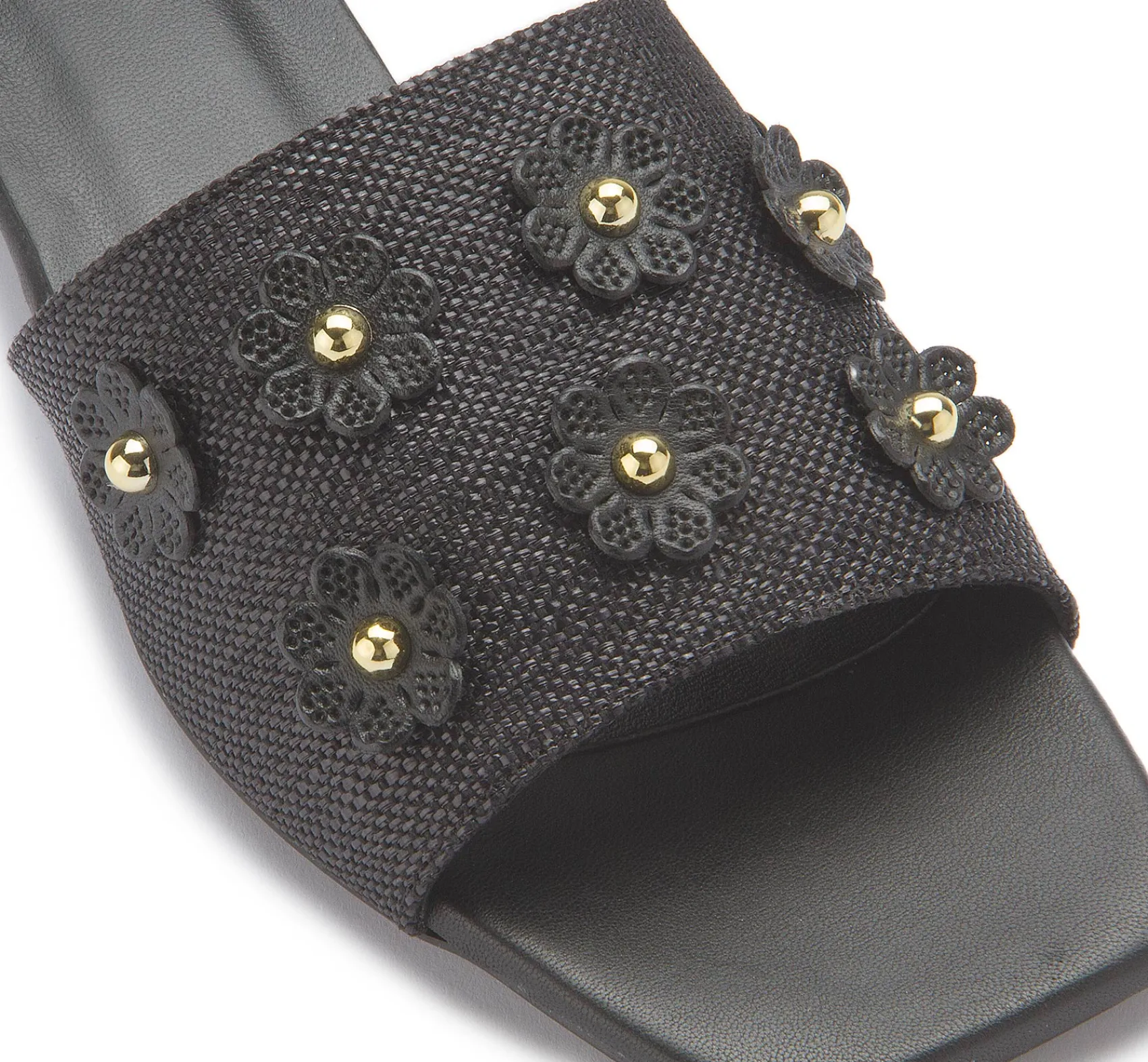 Sandalen|Pantoletten|Horsch Schuhe Pantolette in Untergrößen Schwarz
