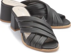Sandalen|Pantoletten|Horsch Schuhe Pantolette in Untergrößen Schwarz