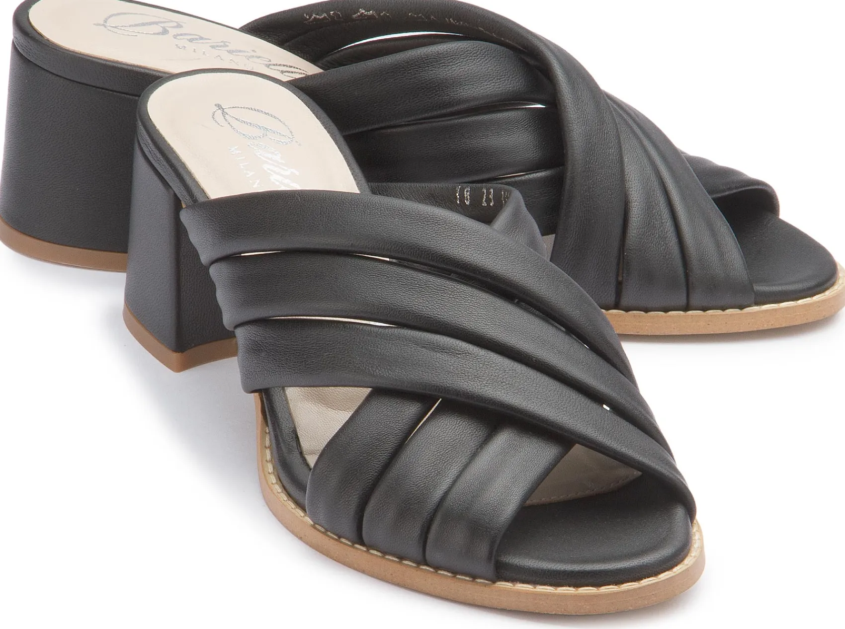 Sandalen|Pantoletten|Horsch Schuhe Pantolette in Untergrößen Schwarz