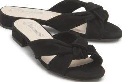 Sandalen|Pantoletten|Horsch Schuhe Pantolette in Untergrößen Schwarz