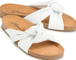 Sandalen|Pantoletten|Horsch Schuhe Pantolette in Untergrößen Weiß