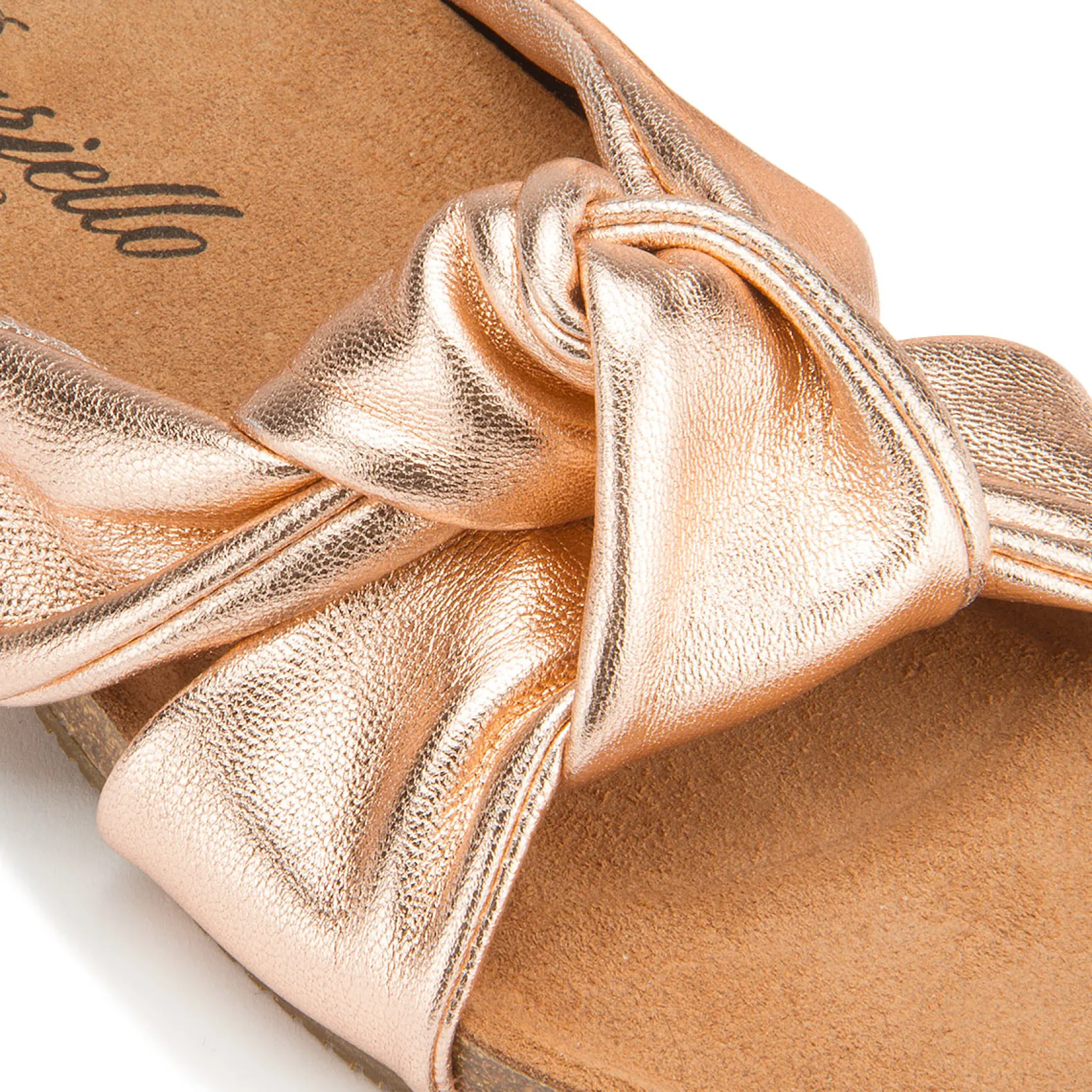 Sandalen|Pantoletten|Horsch Schuhe Pantolette in Untergrößen Gold