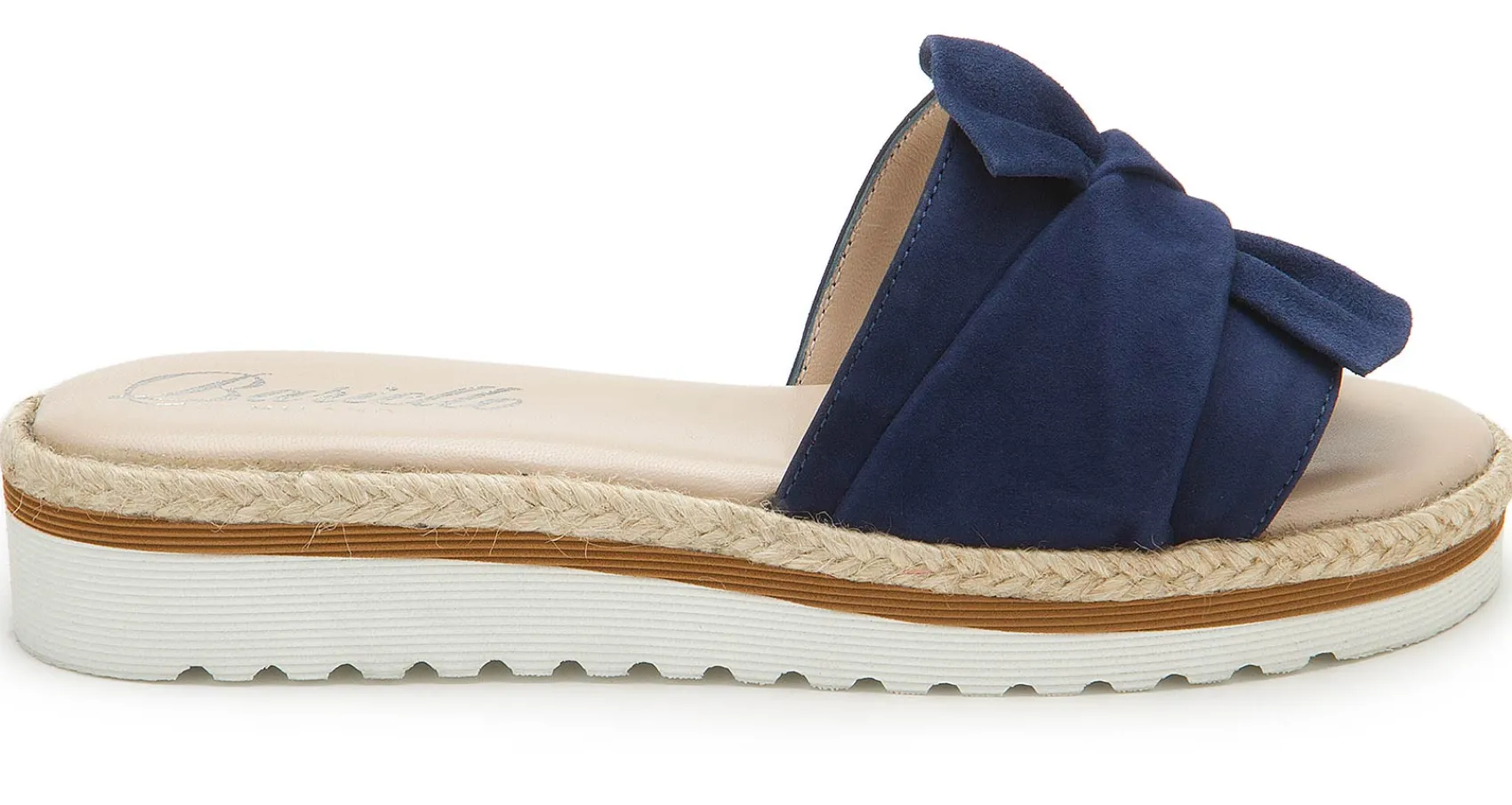 Sandalen|Pantoletten|Horsch Schuhe Pantolette in Untergrößen Blau