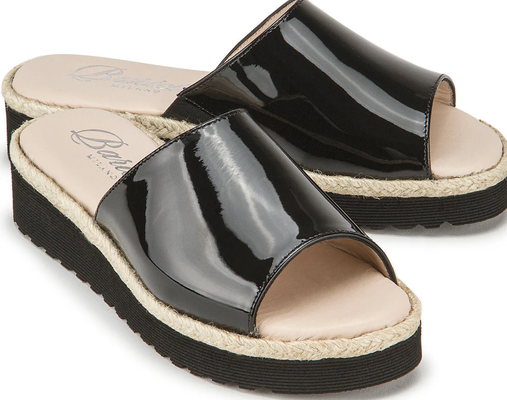 Sandalen|Pantoletten|Horsch Schuhe Pantolette in Untergrößen Schwarz