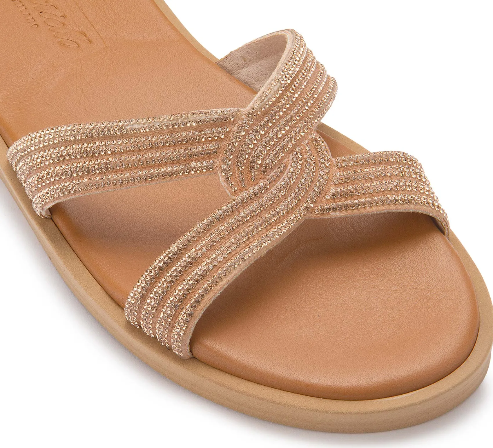 Sandalen|Pantoletten|Horsch Schuhe Pantolette in Untergrößen Gold