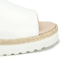 Sandalen|Pantoletten|Horsch Schuhe Pantolette in Untergrößen Weiß
