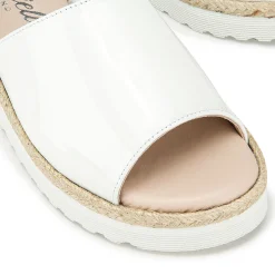 Sandalen|Pantoletten|Horsch Schuhe Pantolette in Untergrößen Weiß