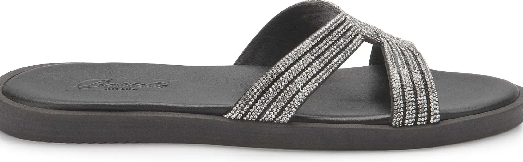 Sandalen|Pantoletten|Horsch Schuhe Pantolette in Untergrößen Schwarz