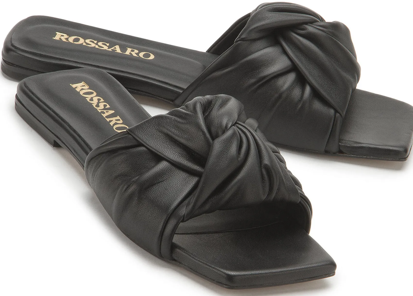Sandalen|Pantoletten|Horsch Schuhe Pantolette in Untergrößen Schwarz