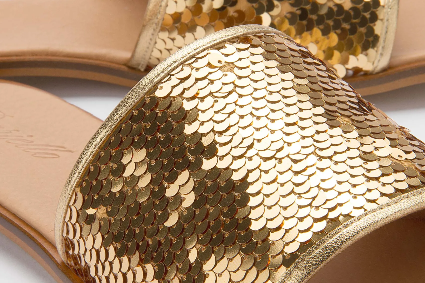 Sandalen|Pantoletten|Horsch Schuhe Pantolette in Untergrößen Gold