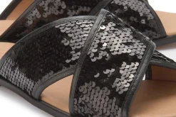 Sandalen|Pantoletten|Horsch Schuhe Pantolette in Untergrößen Schwarz