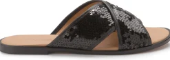 Sandalen|Pantoletten|Horsch Schuhe Pantolette in Untergrößen Schwarz