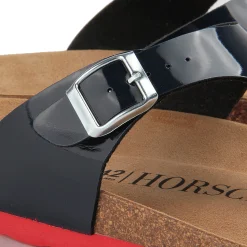 Sandalen|Pantoletten|Horsch Schuhe Pantolette in Untergrößen Schwarz