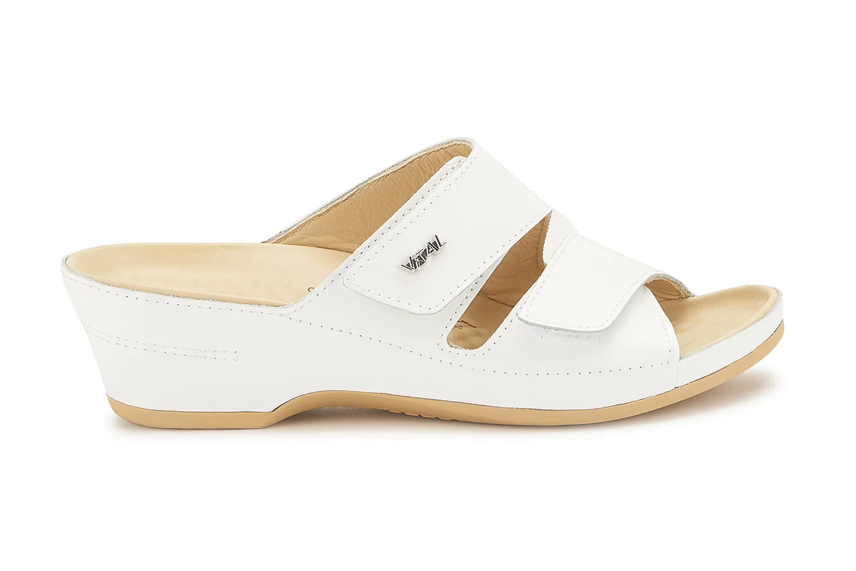 Sandalen|Pantoletten|Horsch Schuhe Pantolette in Untergrößen Weiß