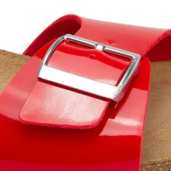 Sandalen|Pantoletten|Horsch Schuhe Pantolette in Untergrößen Rot