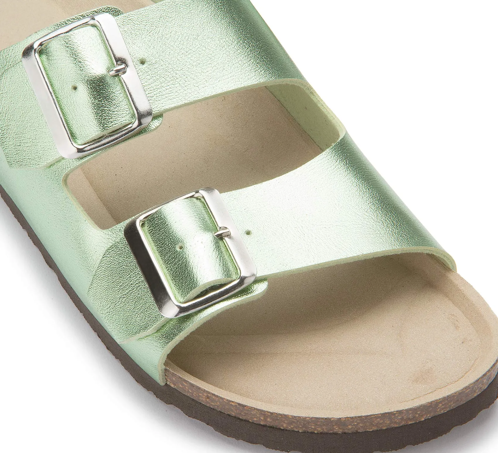 Sandalen|Pantoletten|Horsch Schuhe Pantolette in Untergrößen Grün