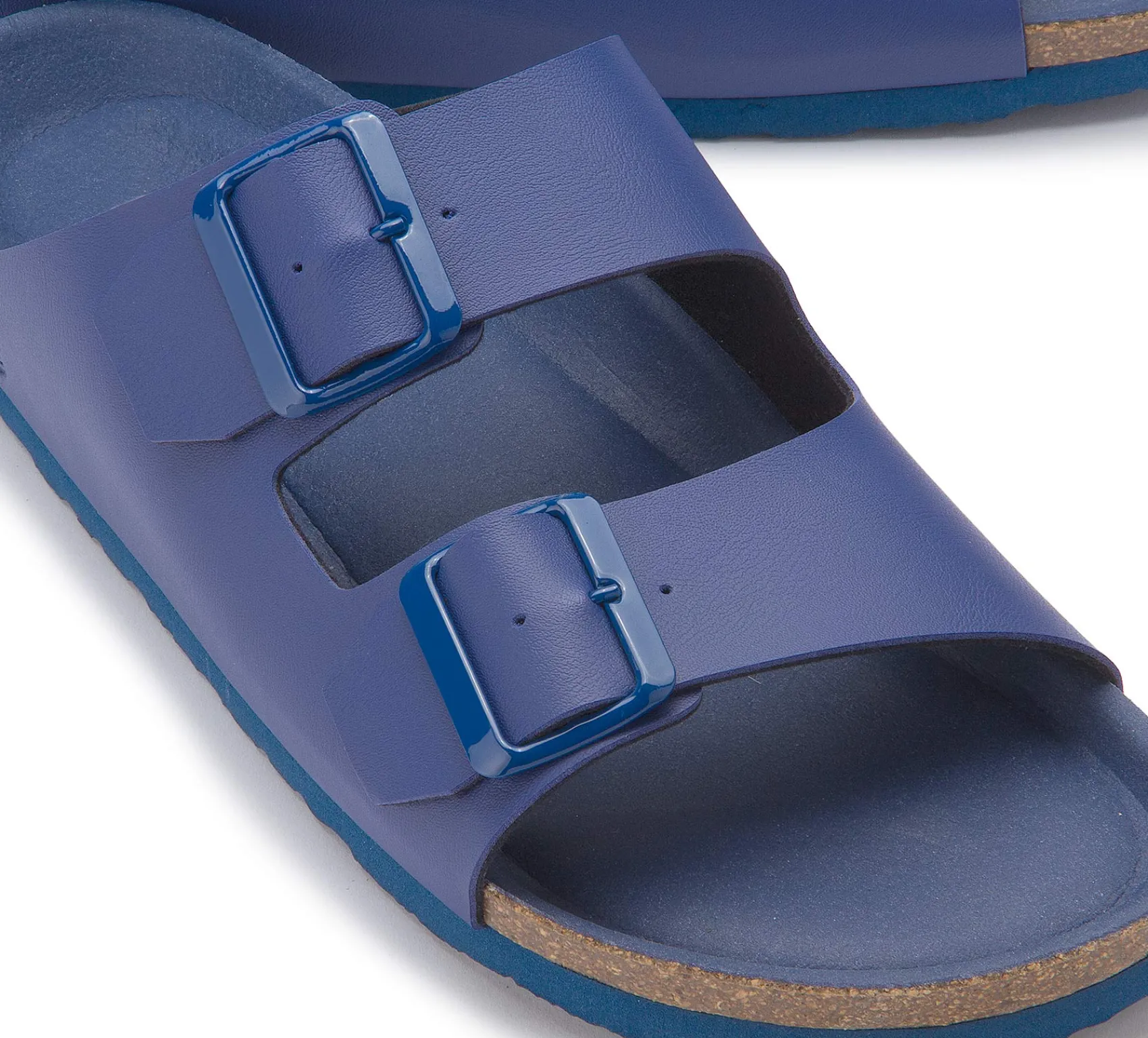 Sandalen|Pantoletten|Horsch Schuhe Pantolette in Untergrößen Blau