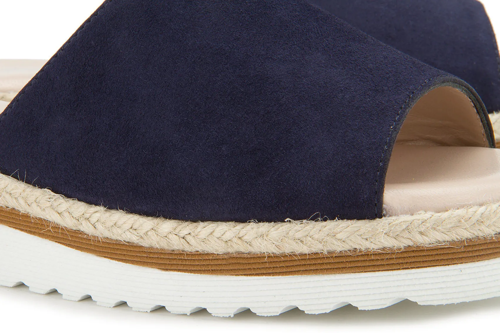 Sandalen|Pantoletten|Horsch Schuhe Pantolette in Untergrößen Blau
