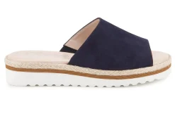 Sandalen|Pantoletten|Horsch Schuhe Pantolette in Untergrößen Blau