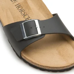 Sandalen|Pantoletten|Horsch Schuhe Pantoletten in Übergrößen Schwarz