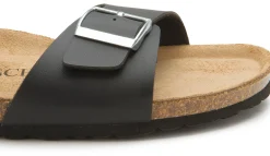Sandalen|Pantoletten|Horsch Schuhe Pantoletten in Übergrößen Schwarz
