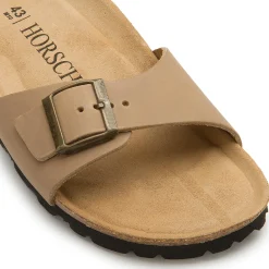 Sandalen|Pantoletten|Horsch Schuhe Pantoletten in Übergrößen Beige