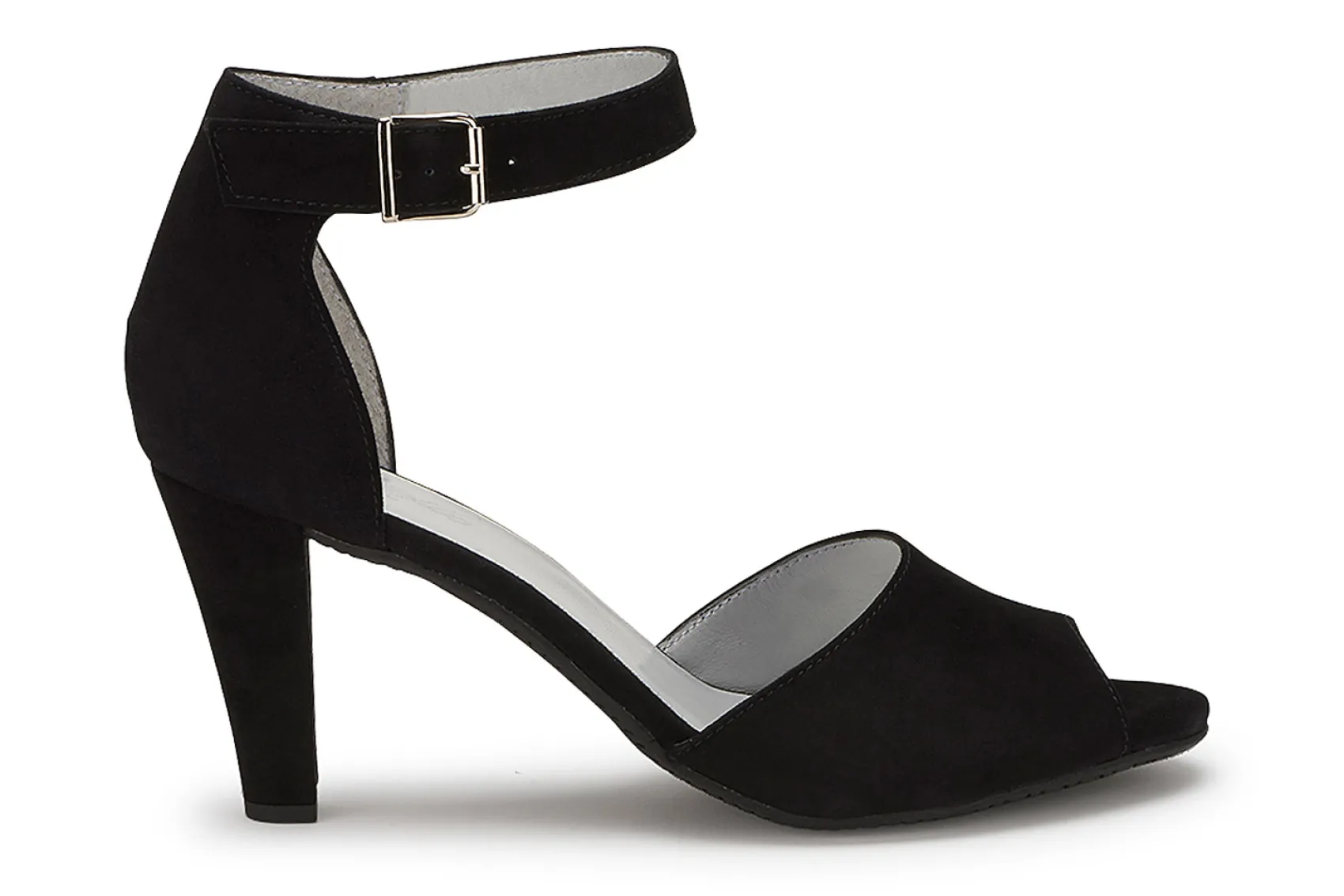 Sandalen|Pumps|Horsch Schuhe Peeptoes in Untergrößen Schwarz