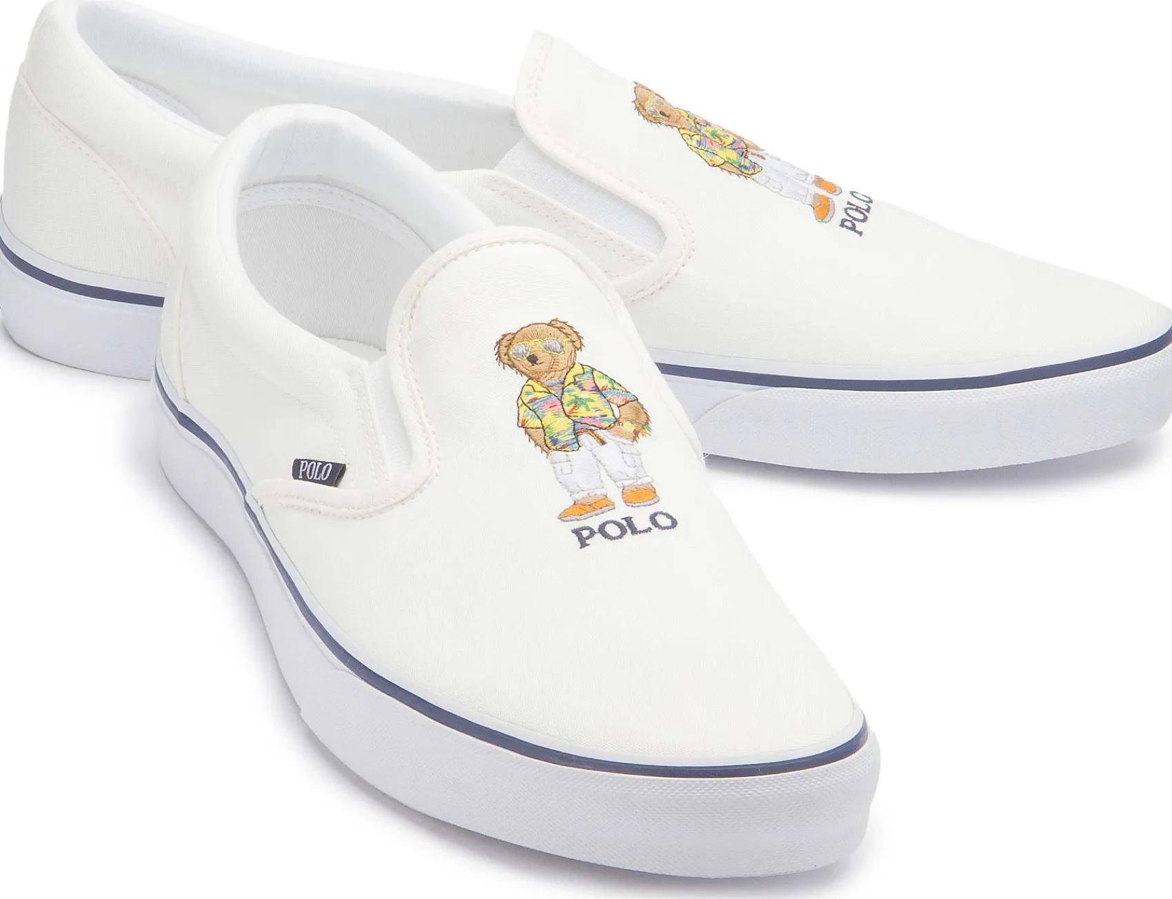 Sneaker|Slipper|Horsch Schuhe POLO Slipper in Übergrößen Weiß