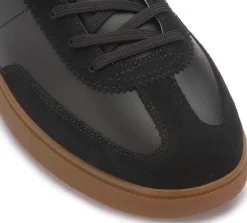 Sneaker|Schnürschuhe|Horsch Schuhe POLO Sneaker in Übergrößen Schwarz