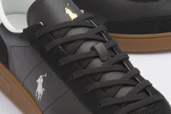 Sneaker|Schnürschuhe|Horsch Schuhe POLO Sneaker in Übergrößen Schwarz