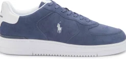 Sneaker|Schnürschuhe|Horsch Schuhe POLO Sneaker in Übergrößen Blau
