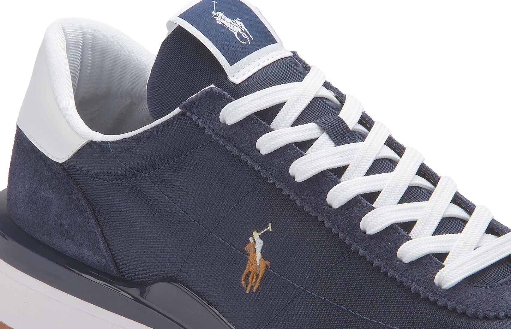 Sneaker|Schnürschuhe|Horsch Schuhe POLO Sneaker in Übergrößen Blau