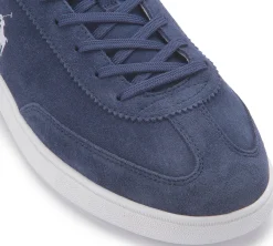 Sneaker|Schnürschuhe|Horsch Schuhe POLO Sneaker in Übergrößen Blau