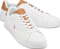 Sneaker|Schnürschuhe|Horsch Schuhe POLO Sneaker in Übergrößen Weiß