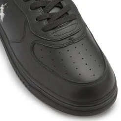 Sneaker|Schnürschuhe|Horsch Schuhe POLO Sneaker in Übergrößen Schwarz