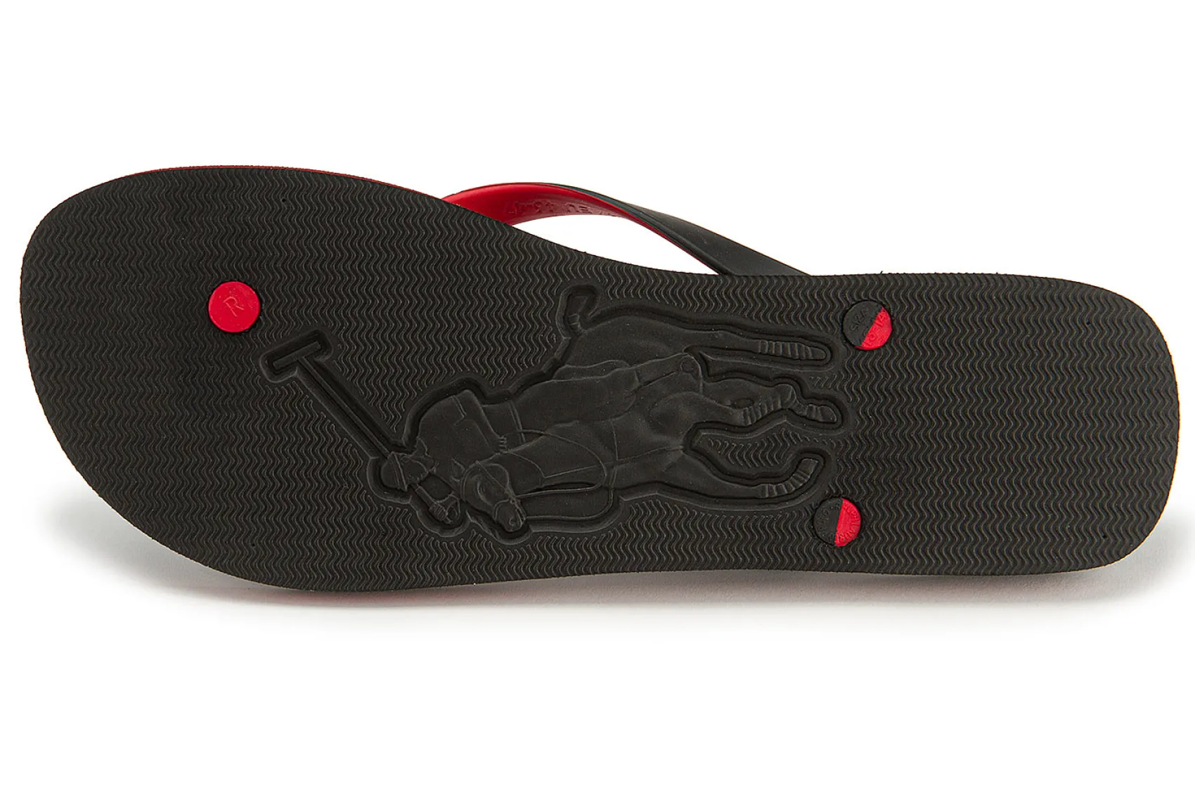 Sandalen|Horsch Schuhe POLO Zehentrenner in Übergrößen Schwarz