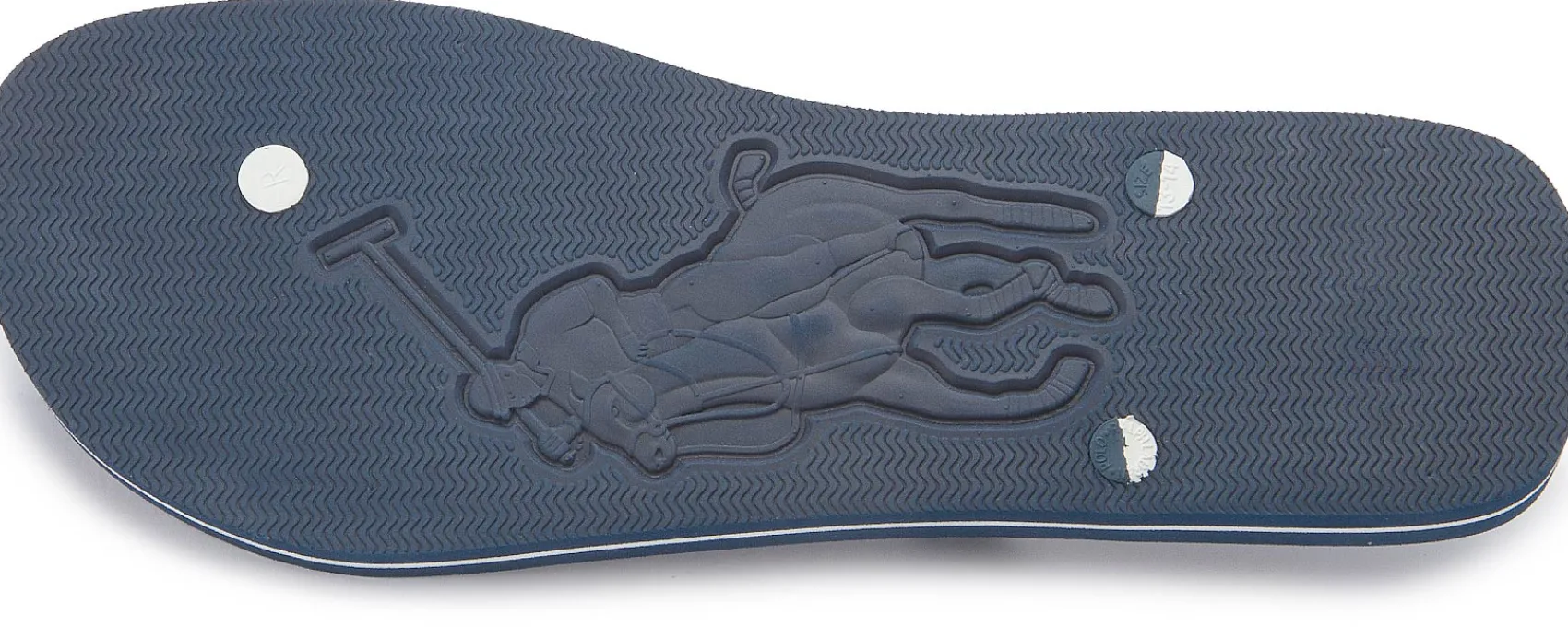 Sandalen|Horsch Schuhe POLO Zehentrenner in Übergrößen Blau