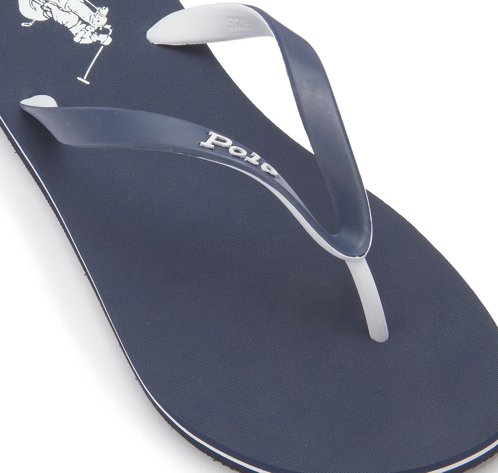 Sandalen|Horsch Schuhe POLO Zehentrenner in Übergrößen Blau