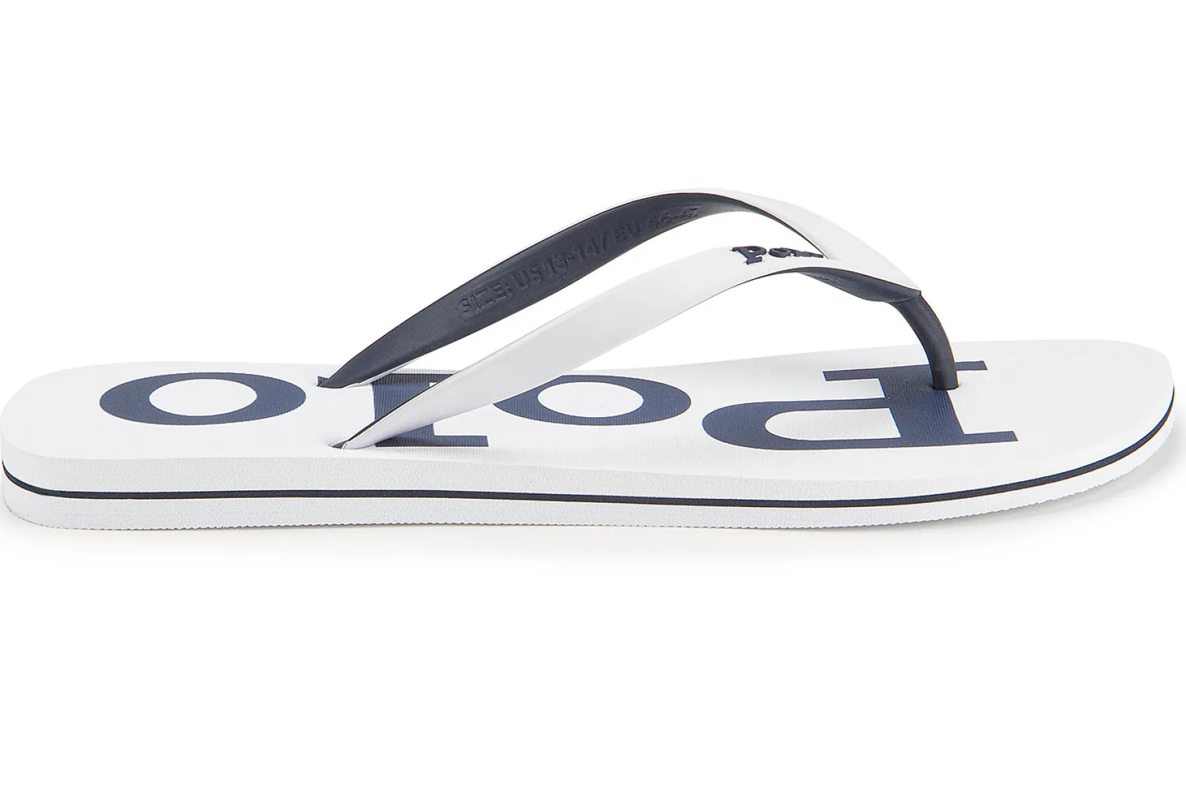 Sandalen|Horsch Schuhe POLO Zehentrenner in Übergrößen Weiß