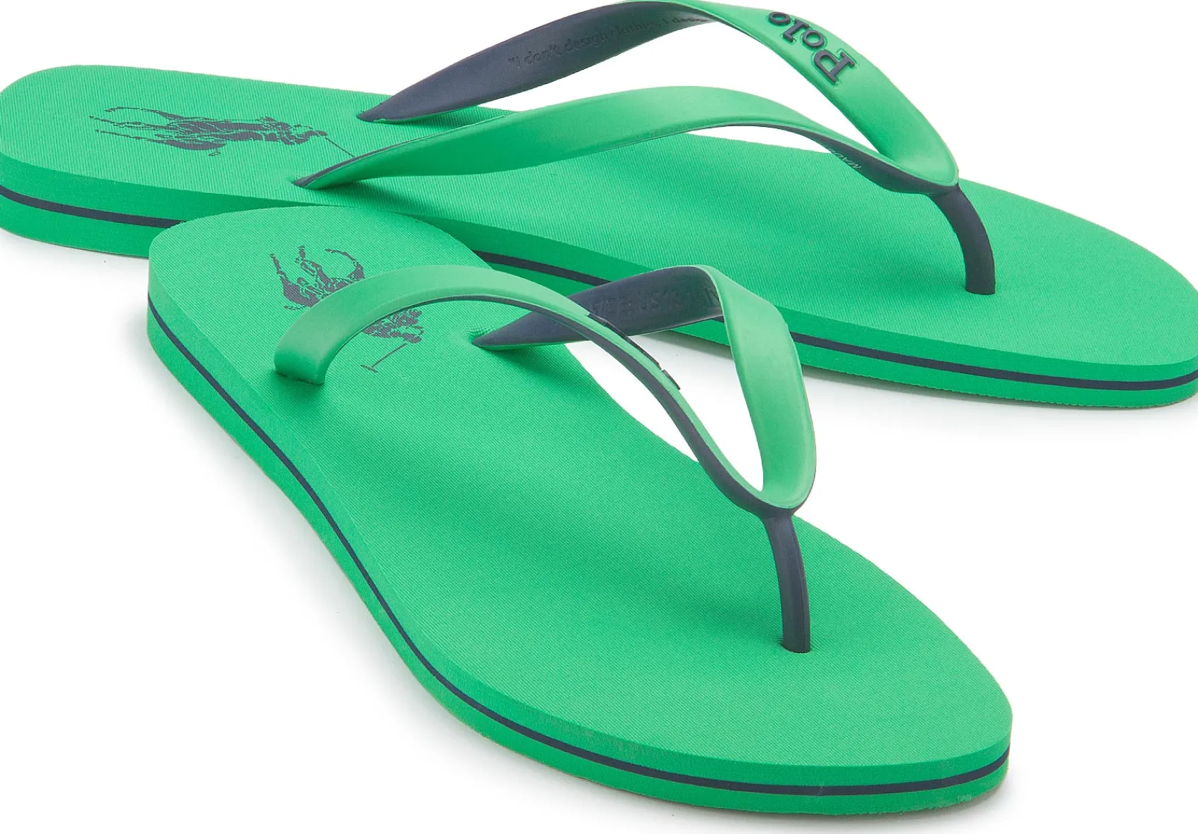 Sandalen|Horsch Schuhe POLO Zehentrenner in Übergrößen Grün